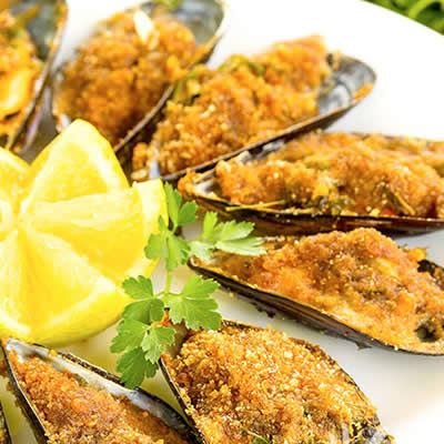 Cozze gratinate